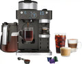 Ninja Espresso and Coffee Barista System, Single Serve and Nespresso, with 12-Cup Carafe - Black