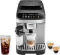 De'Longhi Magnifica Evo Espresso Machine with Automatic Milk Frother for Hot and Iced Lattes, Coffee and More - Silver