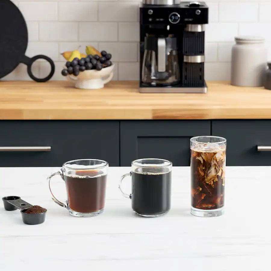 Ninja Espresso and Coffee Barista System, Single Serve and Nespresso, with 12-Cup Carafe - Black