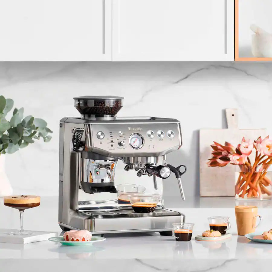 Breville the Barista Express Impress Espresso Machine - Brushed Stainless Steel