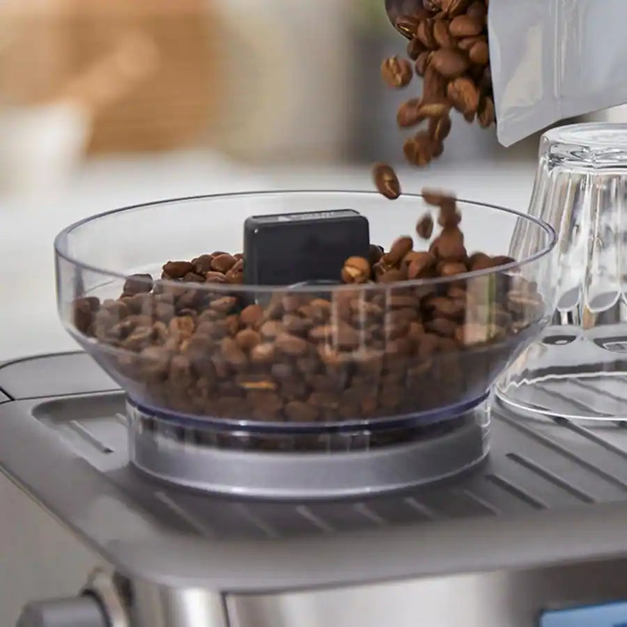 Breville the Barista Express Espresso Machine with 15 Bars of Pressure, Milk Frother and Integrated Grinder - Stainless Steel