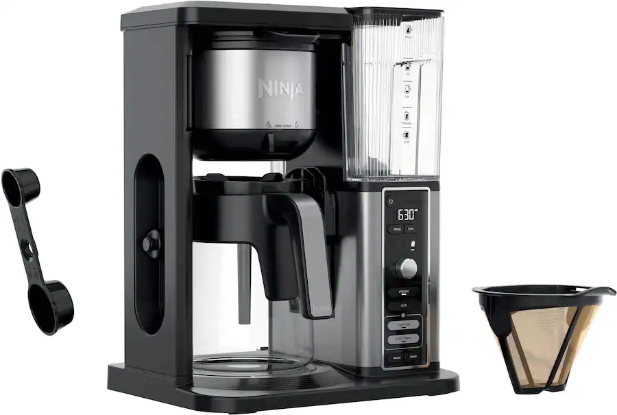 Ninja Hot and Iced XL Coffee Maker with Rapid Cold Brew, 12-Cup Drip Coffee Maker and Single-Serve Brewing - Black