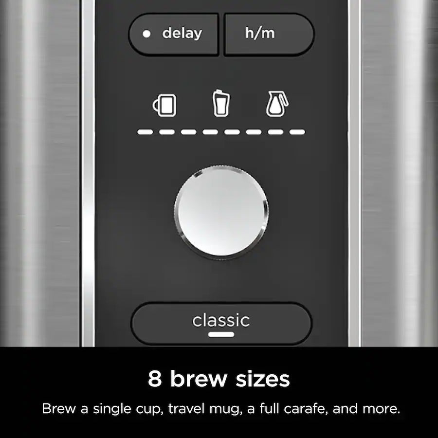 Ninja Hot and Iced XL Coffee Maker with Rapid Cold Brew, 12-Cup Drip Coffee Maker and Single-Serve Brewing - Black