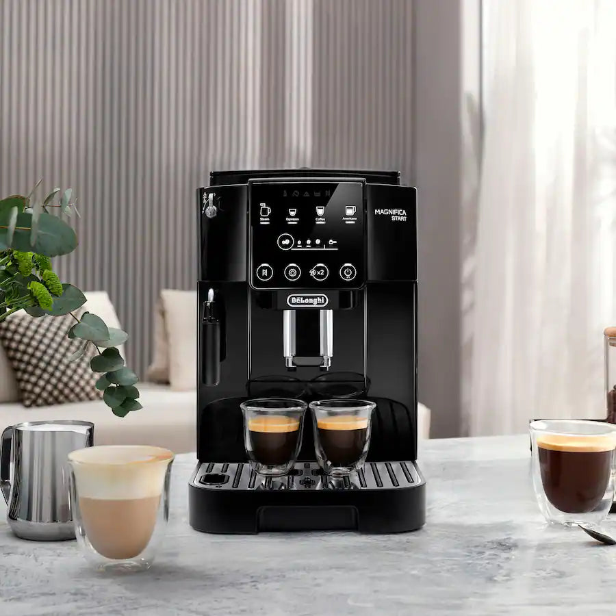 De'Longhi Magnifica Start Automatic Coffee and Espresso Machine with Milk Frother - Black