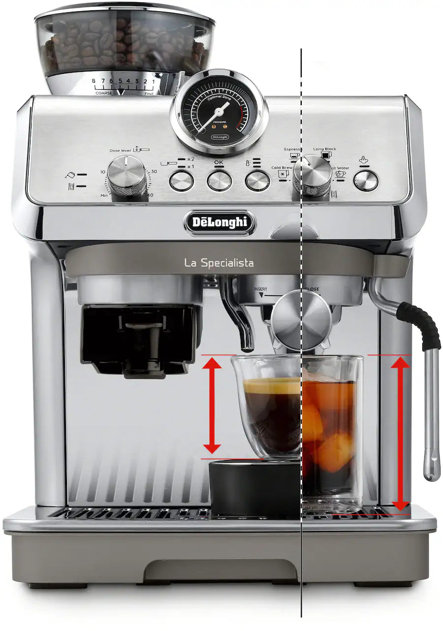 De'Longhi La Specialista Arte Evo Espresso Machine with Cold Brew - Stainless Steel