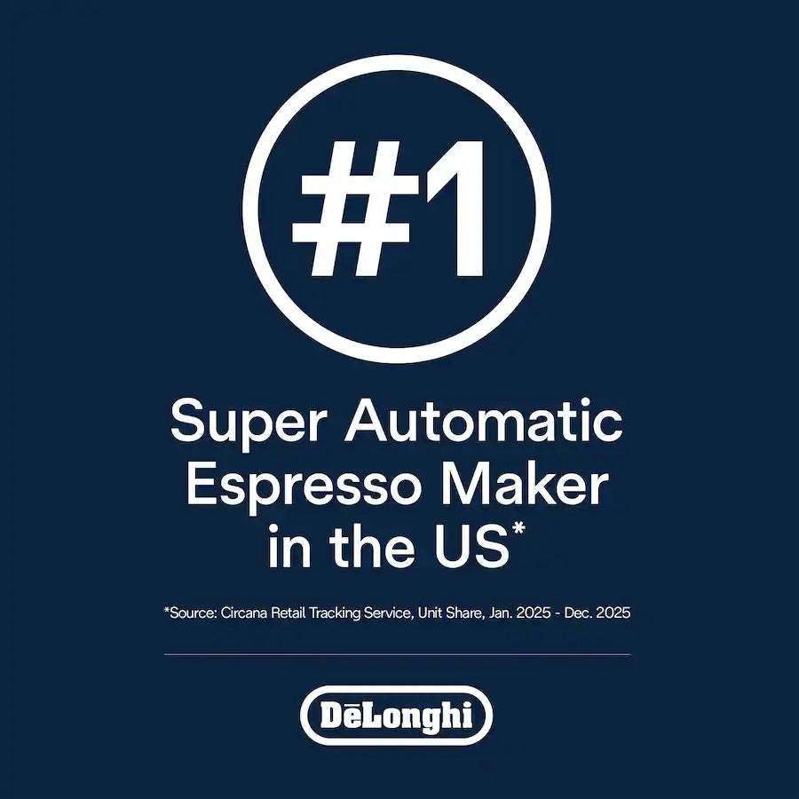 De'Longhi Magnifica Start Automatic Coffee and Espresso Machine with Milk Frother - Black