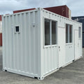 20 ft. Single-Use Steel Container with Glass Windows and AC