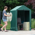 4 ft. x 3.91 ft. Portable Fabric Storage Shed with Steel Frame