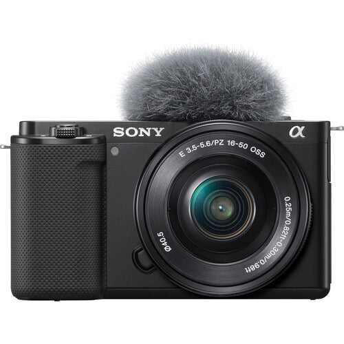Sony ZV-E10 Mirrorless Camera with 16-50mm Lens, Black