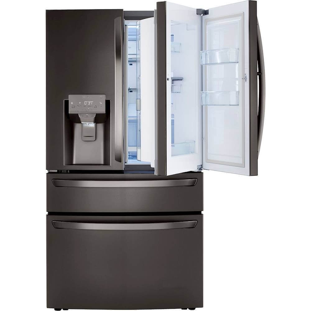 LG 29.5 Cu. Ft. 4-Door Smart French Door Refrigerator, Stainless Steel