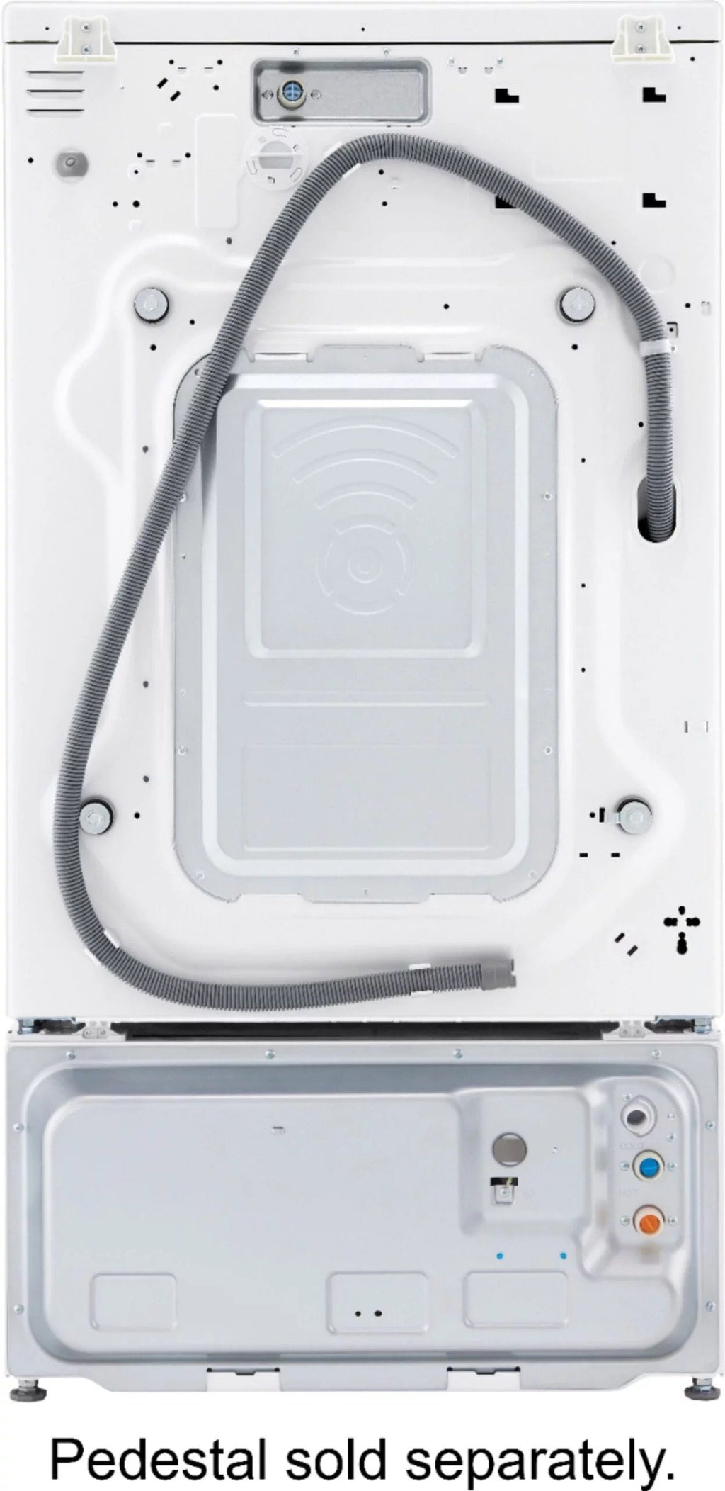 LG WM4200HWA 5.0 cu. ft. Smart Stackable Front-Load Washer with Steam - White