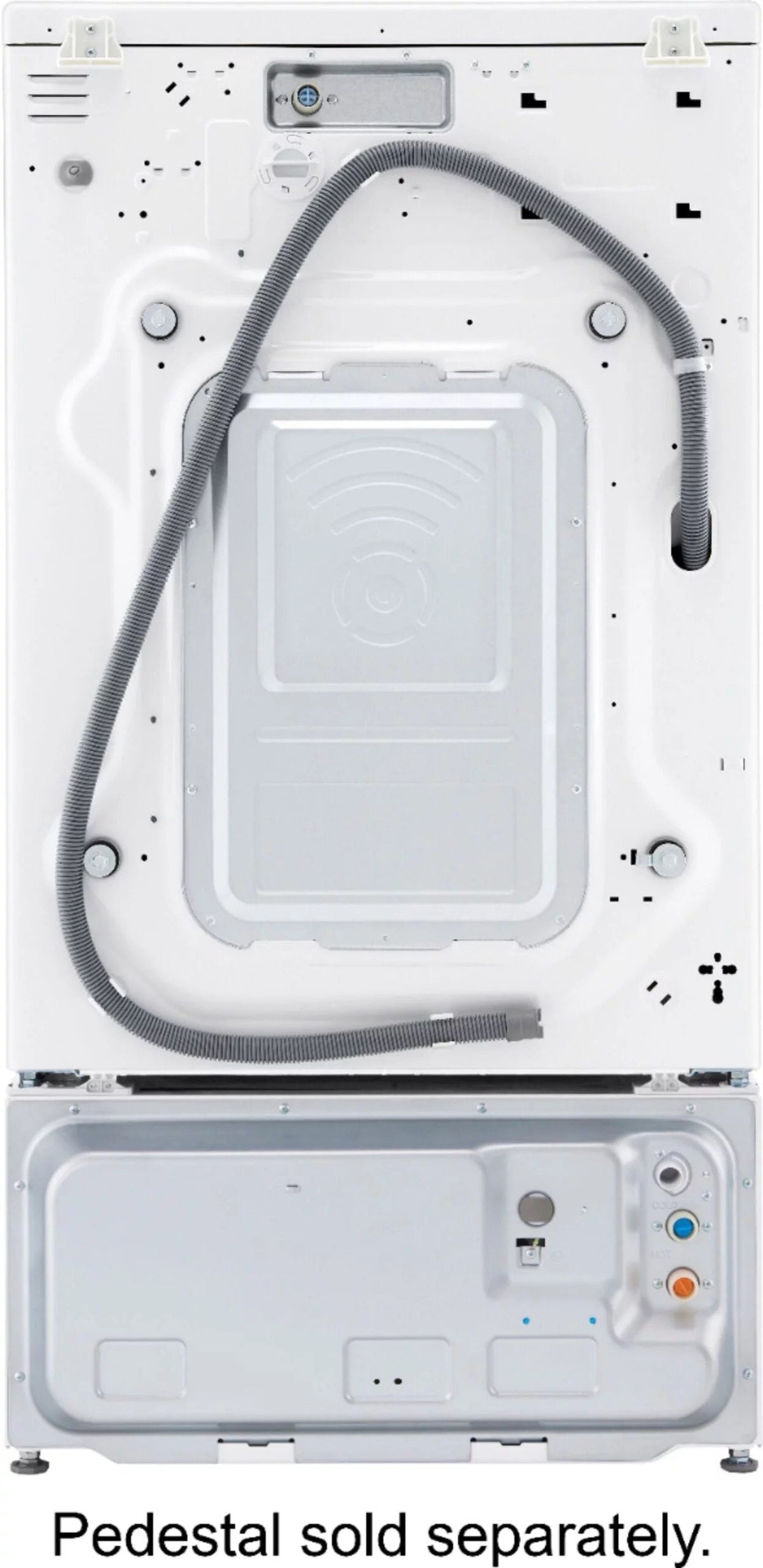 LG WM4200HWA 5.0 cu. ft. Smart Stackable Front-Load Washer with Steam - White