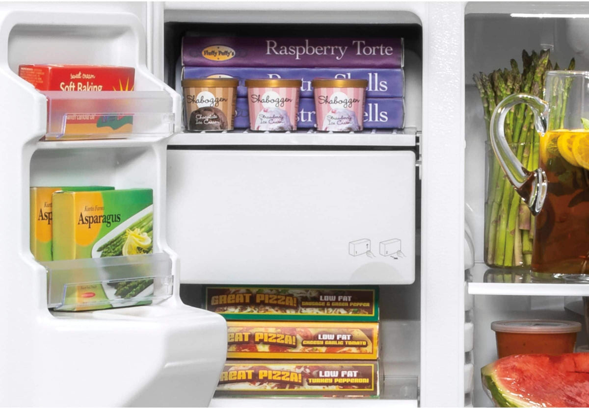 GE 25.3 Cu. Ft. Side-by-Side Refrigerator with External Ice & Water, Stainless Steel