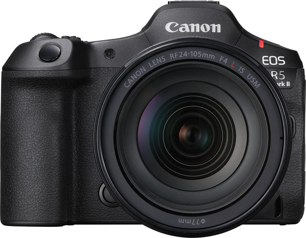Canon EOS R5 Mark II 8K Mirrorless Camera with RF24-105mm F4 L IS USM Lens, Black