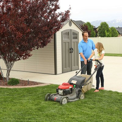 Lifetime 8 ft. × 20 ft. Outdoor Storage Shed, Desert Sand (60120)