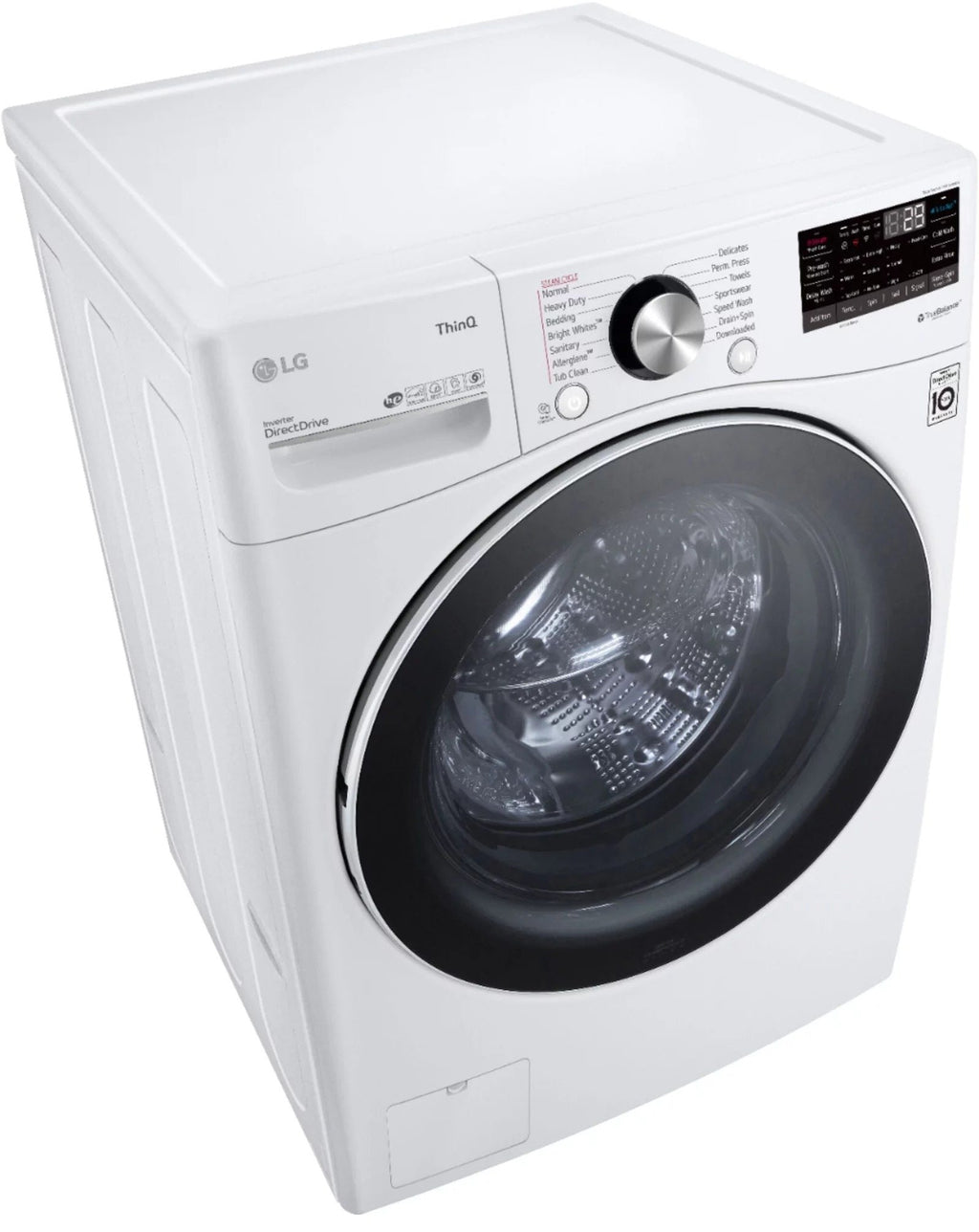 LG WM4200HWA 5.0 cu. ft. Smart Stackable Front-Load Washer with Steam - White