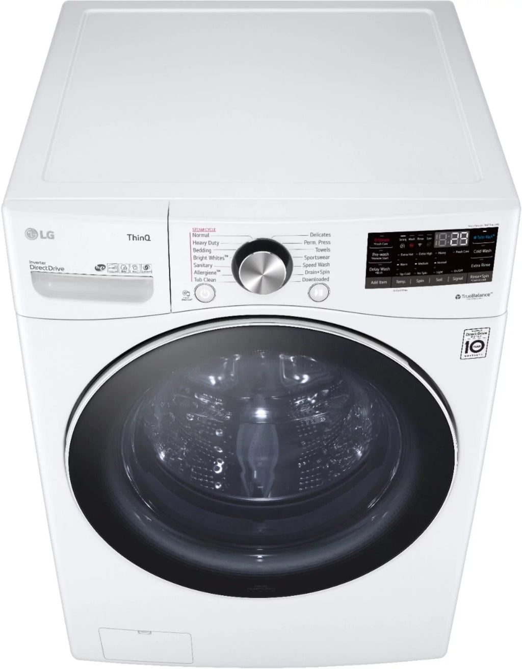 LG WM4200HWA 5.0 cu. ft. Smart Stackable Front-Load Washer with Steam - White
