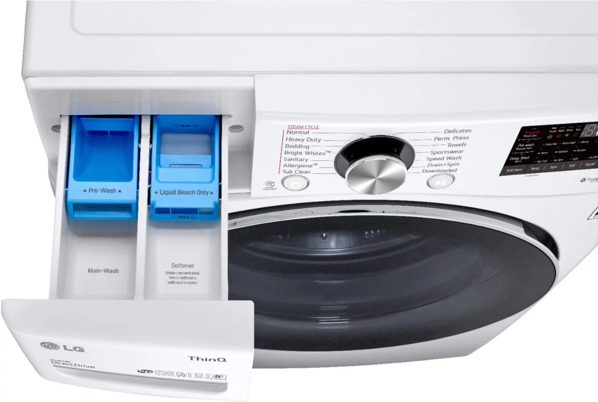 LG WM4200HWA 5.0 cu. ft. Smart Stackable Front-Load Washer with Steam - White