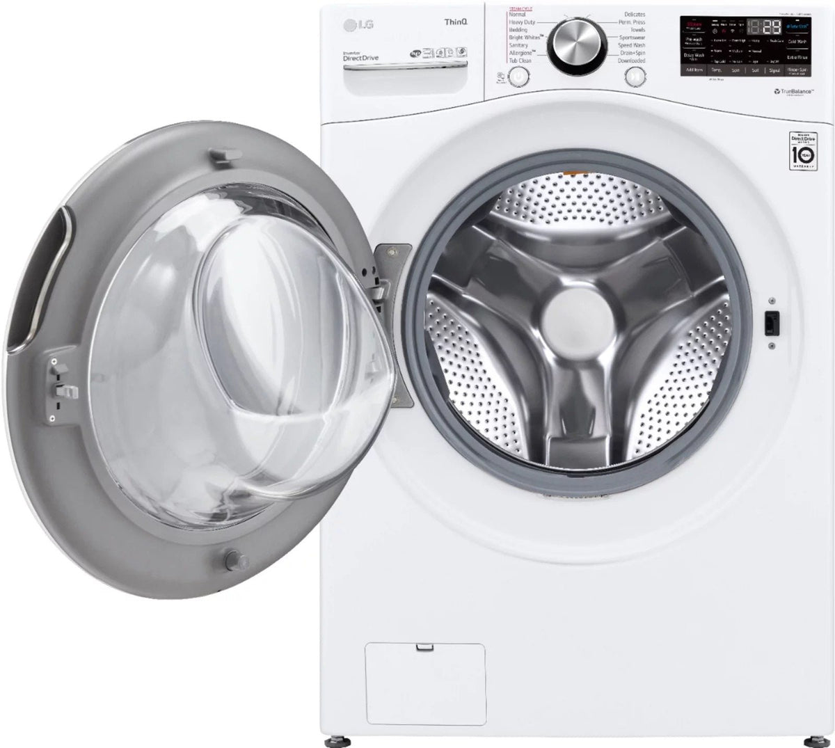LG WM4200HWA 5.0 cu. ft. Smart Stackable Front-Load Washer with Steam - White
