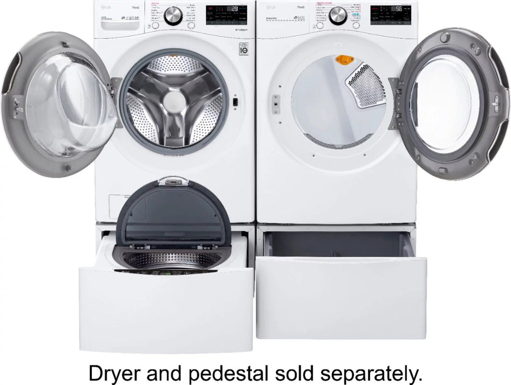LG WM4200HWA 5.0 cu. ft. Smart Stackable Front-Load Washer with Steam - White