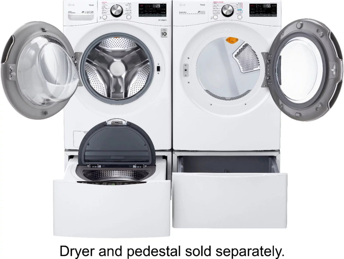 LG WM4200HWA 5.0 cu. ft. Smart Stackable Front-Load Washer with Steam - White