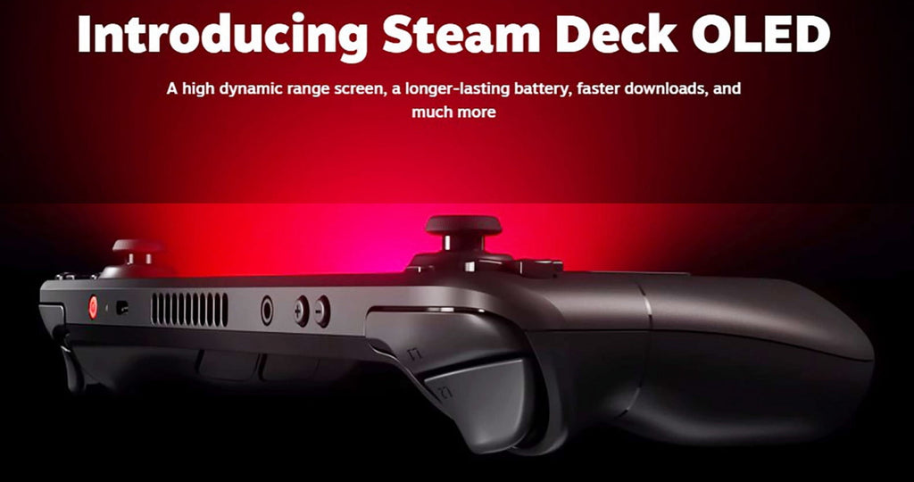 Valve Steam Deck OLED 2 TB Handheld Gaming Console with 256 GB microSD Card - Black