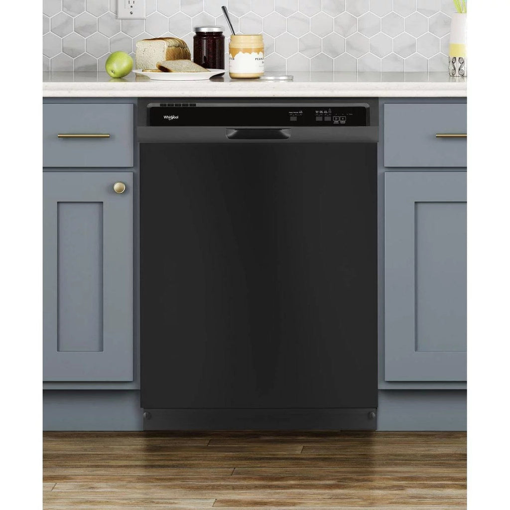 Whirlpool WDF330PAHB 24-Inch Built-In Dishwasher with 1-Hour Wash, Heated Dry and Soil Sensor - Black