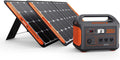 Jackery Explorer 1000 Portable Power Station with 2 SolarSaga 100W Panels