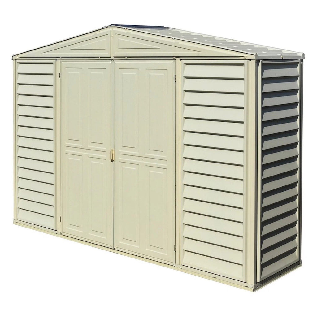 DuraMax SidePro 10.5 x 2.75 ft. Vinyl Storage Shed with Foundation Kit (98001)