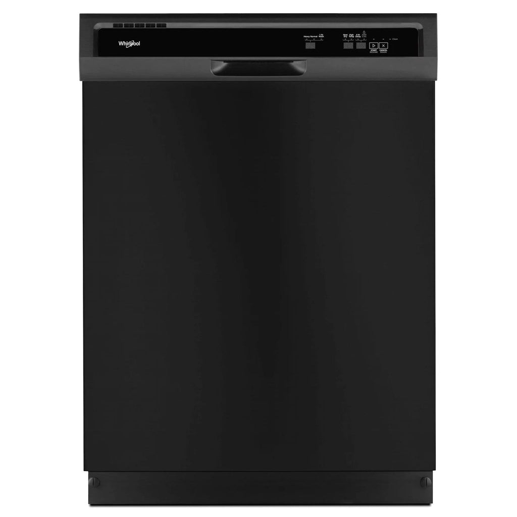 Whirlpool WDF330PAHB 24-Inch Built-In Dishwasher with 1-Hour Wash, Heated Dry and Soil Sensor - Black