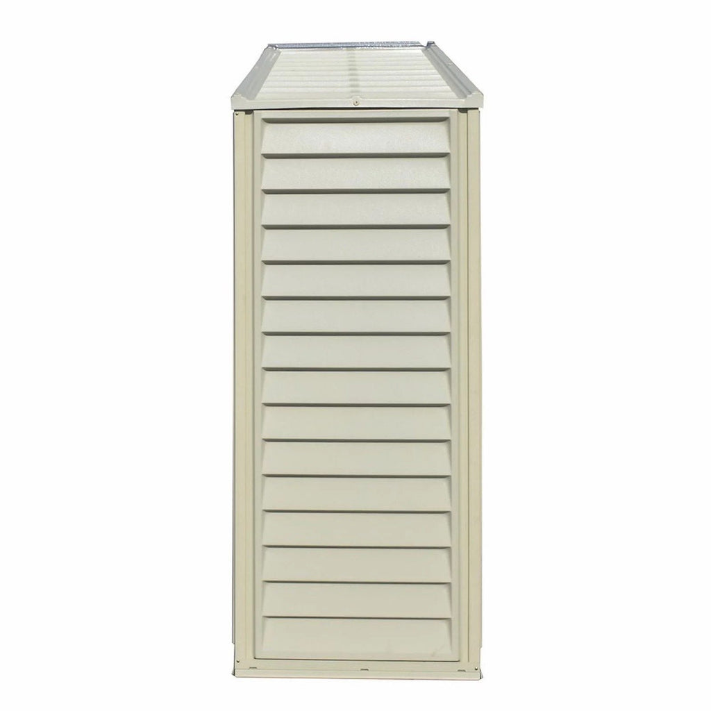 DuraMax SidePro 10.5 x 2.75 ft. Vinyl Storage Shed with Foundation Kit (98001)