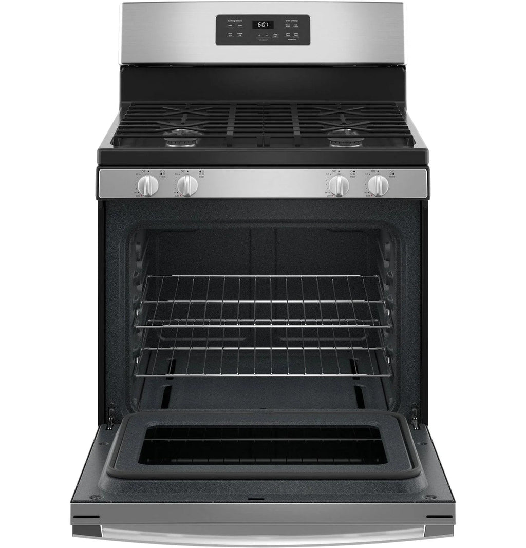 GE JGBS61RPSS 30 in. Freestanding Gas Range, 4.8 cu. ft., Stainless Steel