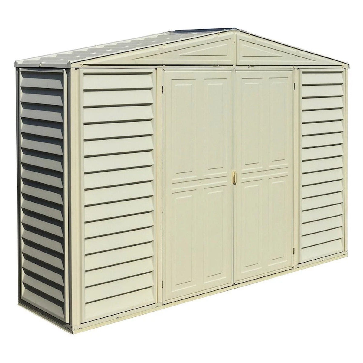 DuraMax SidePro 10.5 x 2.75 ft. Vinyl Storage Shed with Foundation Kit (98001)