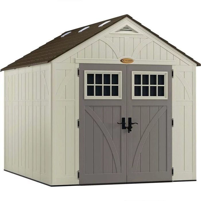 Suncast Tremont BMS8100 8 ft. x 10 ft. Resin Storage Shed