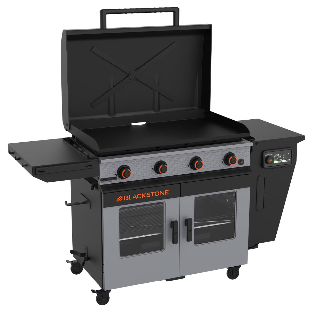 Blackstone Bronco 36 in. Griddle and Vertical Pellet Smoker Combo