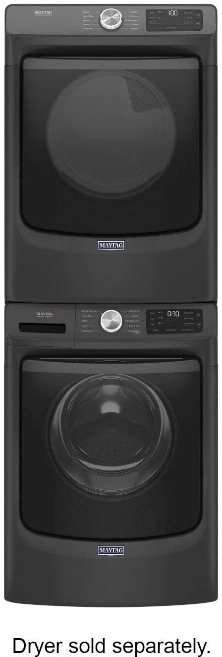 Maytag 4.5 cu. ft. Front-Load Washer with Steam and Extra Power - Volcano Black