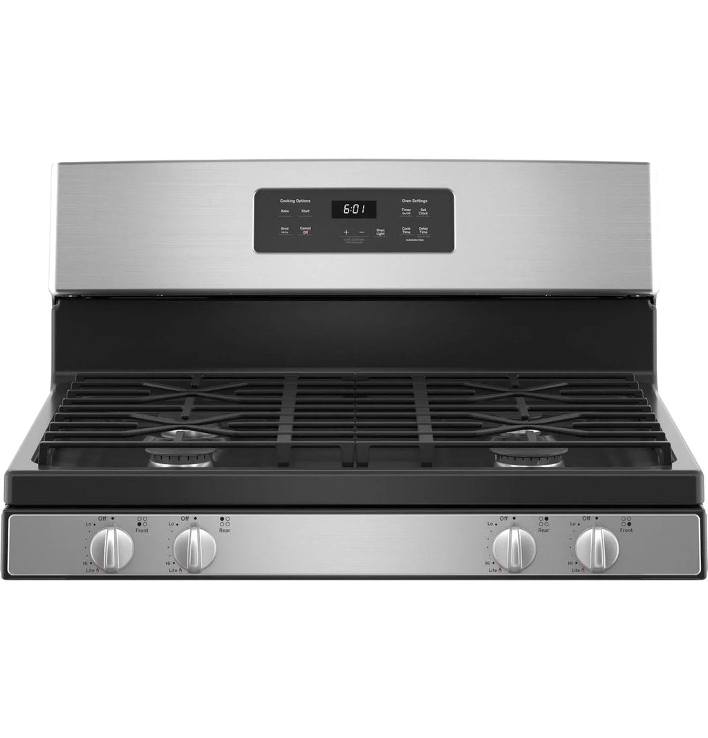 GE JGBS61RPSS 30 in. Freestanding Gas Range, 4.8 cu. ft., Stainless Steel