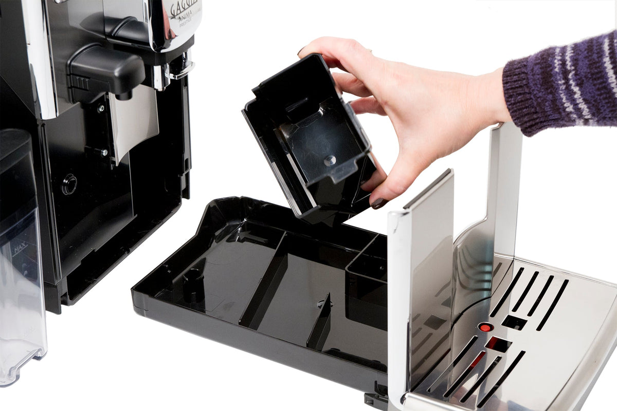 Gaggia Anima Prestige Super-Automatic Espresso Machine – One-Touch Cappuccino & Latte Macchiato, Stainless Steel