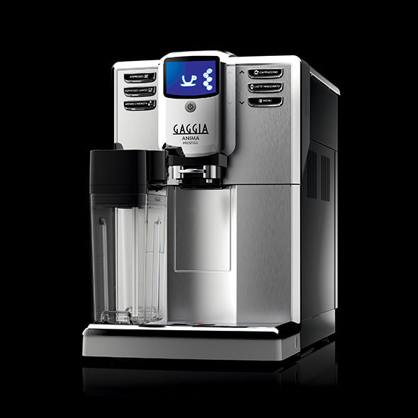 Gaggia Anima Prestige Super-Automatic Espresso Machine – One-Touch Cappuccino & Latte Macchiato, Stainless Steel