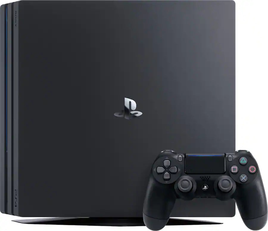 Sony PlayStation 4 Pro Console, DUALSHOCK 4 wireless controller, Headset, Premium HDMI cable, Power cable, USB cable, Owne