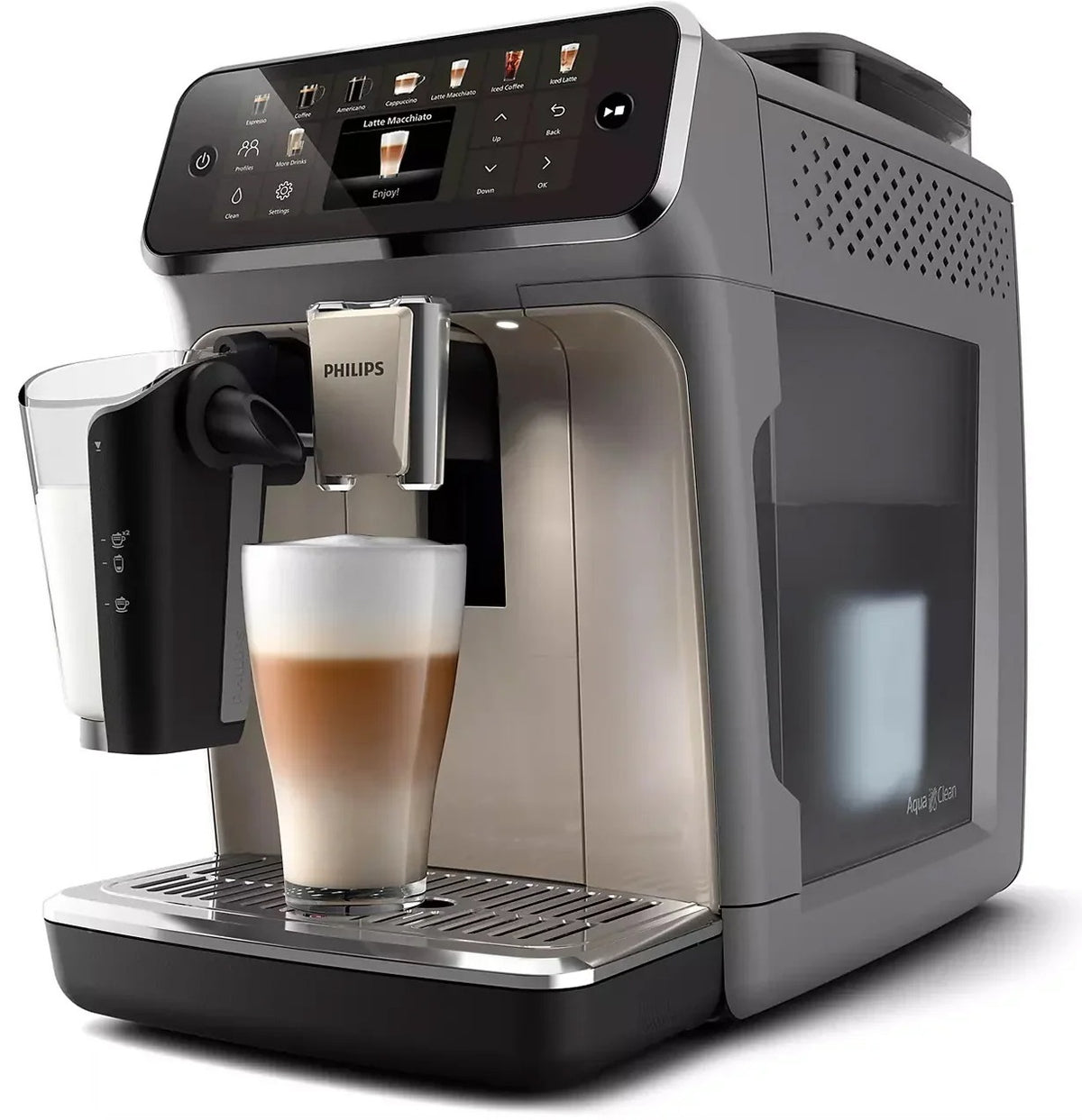 Philips 5500 Series Fully Automatic Espresso Machine with LatteGo, EP5544/90