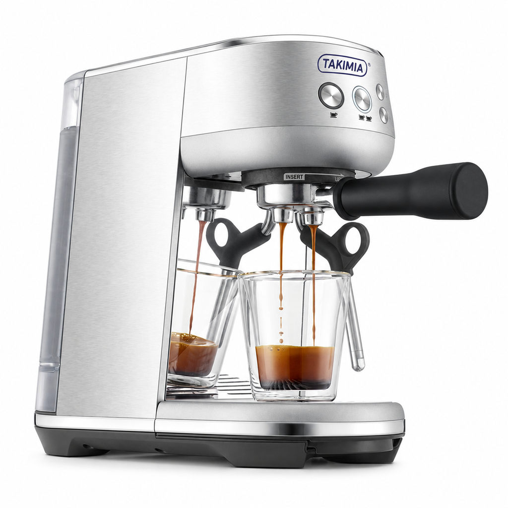 Takimia Compacta Espresso Machine - Compact 54 mm Portafilter with Rapid Heat-Up