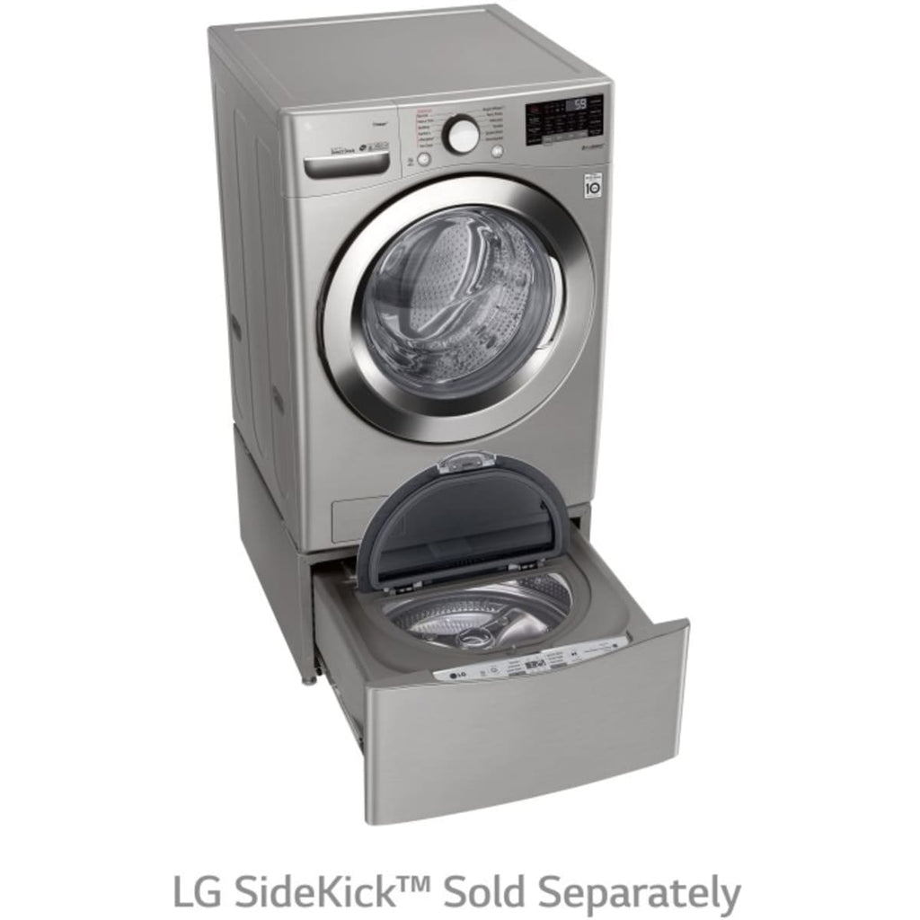 LG WM3700HVA 4.5 cu. ft. Smart Front-Load Washer with Steam, 6Motion, Graphite Steel