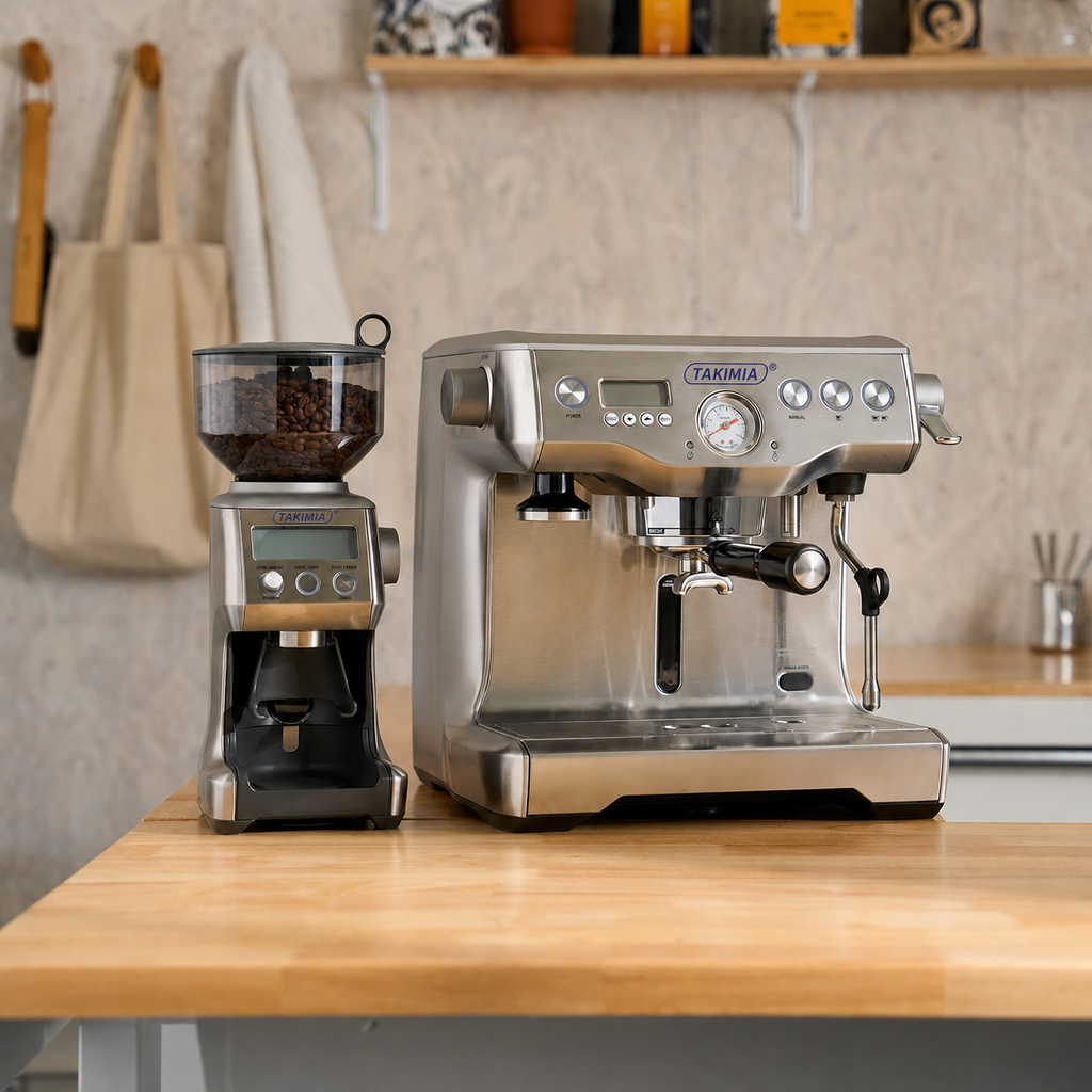 Takimia DuoCraft Espresso Setup - Dual Boiler Espresso Machine and Specialty Coffee Workflow
