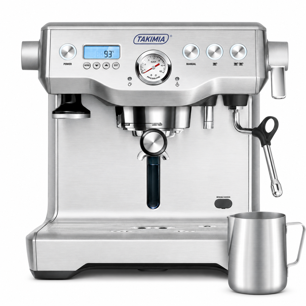 Takimia DuoBoiler Espresso Machine - Dual Boiler PID Espresso and Steam System