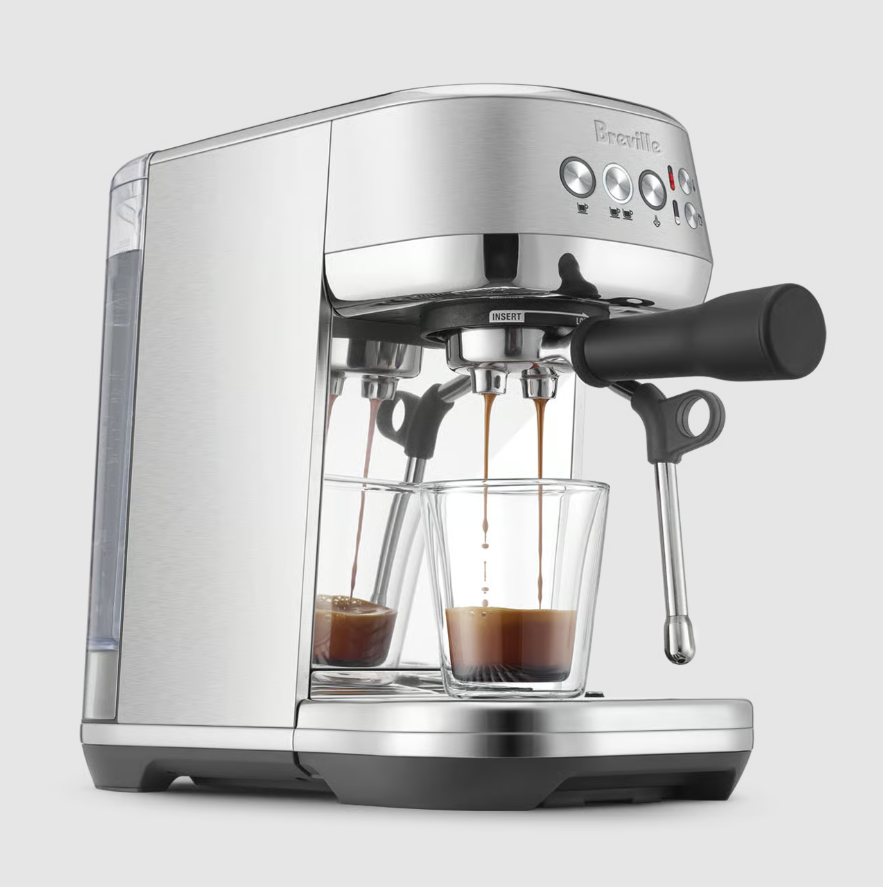 Breville Bambino Plus Espresso Machine – Automatic Milk Frother, Compact Espresso Maker, Brushed Stainless Steel