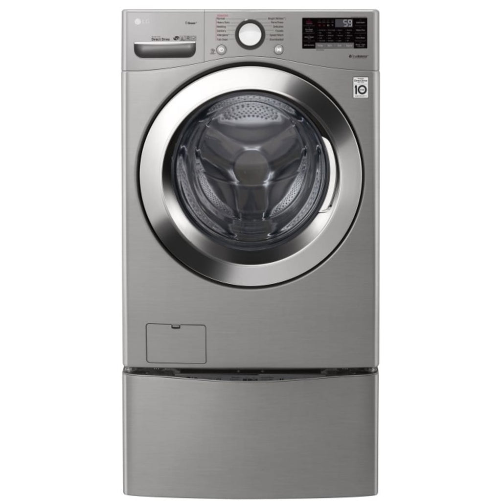 LG WM3700HVA 4.5 cu. ft. Smart Front-Load Washer with Steam, 6Motion, Graphite Steel
