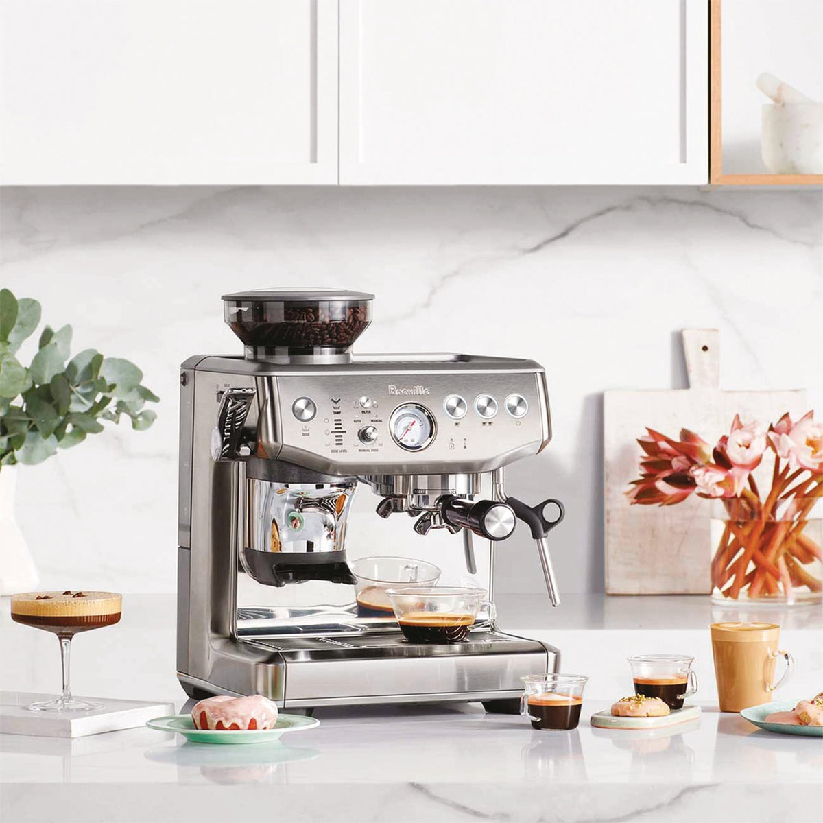 Breville the Barista Express Impress Espresso Machine