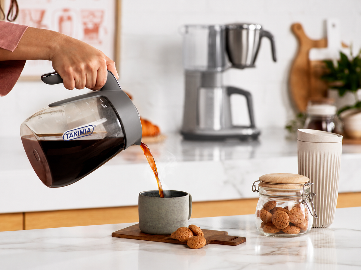 Takimia LuxeGlass Coffee Maker - Precision Brewer with Hot and Cold Brew