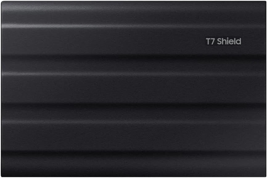 Samsung T7 Shield Portable SSD 2TB - USB 3.2 Gen.2 External SSD Black